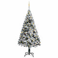 Vidaxl Artificial Prelit Christmas Tree With Ball Set, Holiday Party Decoration Xmas Tree, Christmas Ornament For Indoor Outdoo