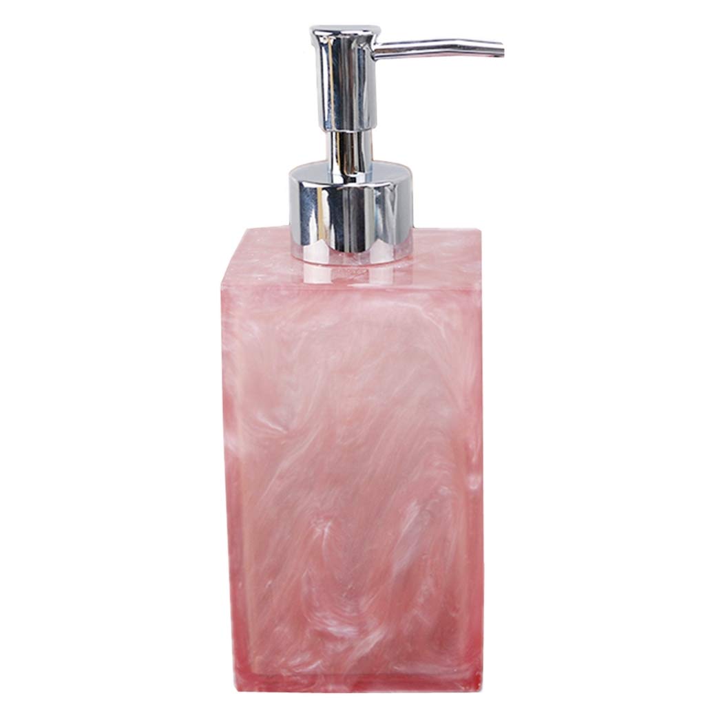 SELLONWANELO Pink Dish Hand Soap Dispenser Lotion Pump Bottle Bathroom Kitchen