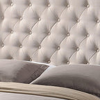 Baxton Studio BBT6344-King-Light Beige-6086-1 Platform, King, Light Beige