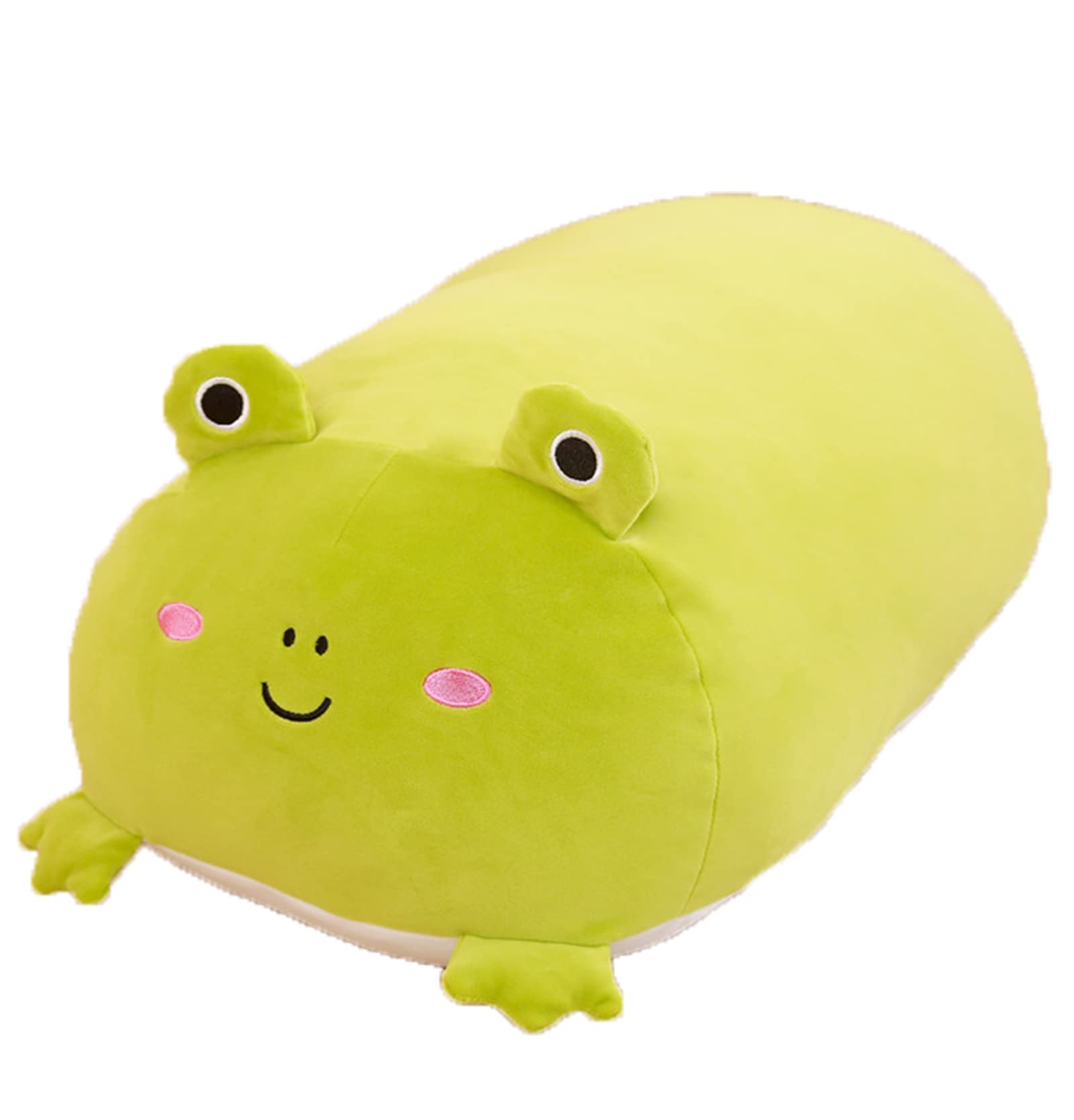 Tongsong 8 Inch Long Plush Frog Stuffed Animal Frog Hugging Pillow Cuddly Frog Pillow Plushies Toy Home Decor Froggie Huggable A