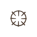 FMP 229-1056 Rough Cast Finish Garland Top Burner Spider Grate