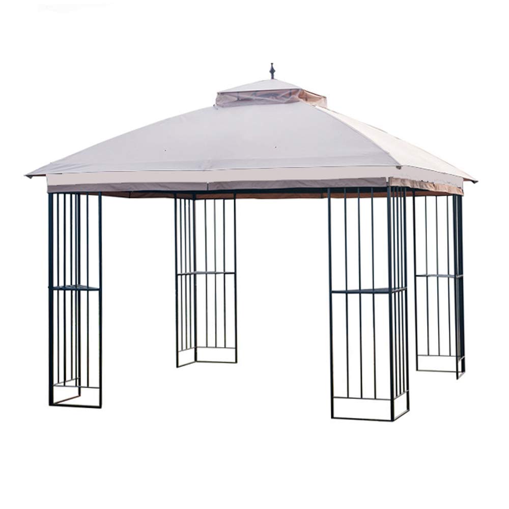 Garden Winds Replacement Canopy For The Garden Treasures Steel Finial Gazebo - Standard 350 - Beige