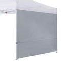 COOSHADE Instant Canopy SunWall 8x8 Canopy SideWall for Pop up Canopy Tent  1 Pack Sidewall Only  White-New