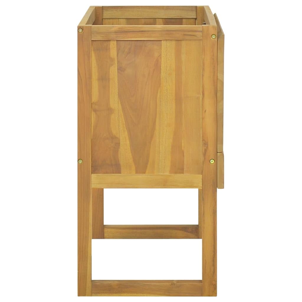 vidaXL Bathroom Cabinet 35.4&quot;x17.7&quot;x29.5&quot; Solid Wood Teak