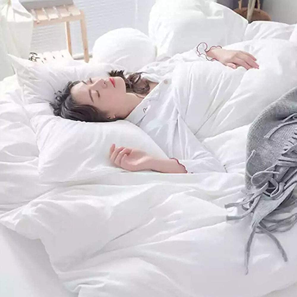 Leisureweek Premium White Pillowcases 12 Pack, Standard Queen Size, Soft Brushed 1800 Thread Count Microfiber, Allergies Free, W