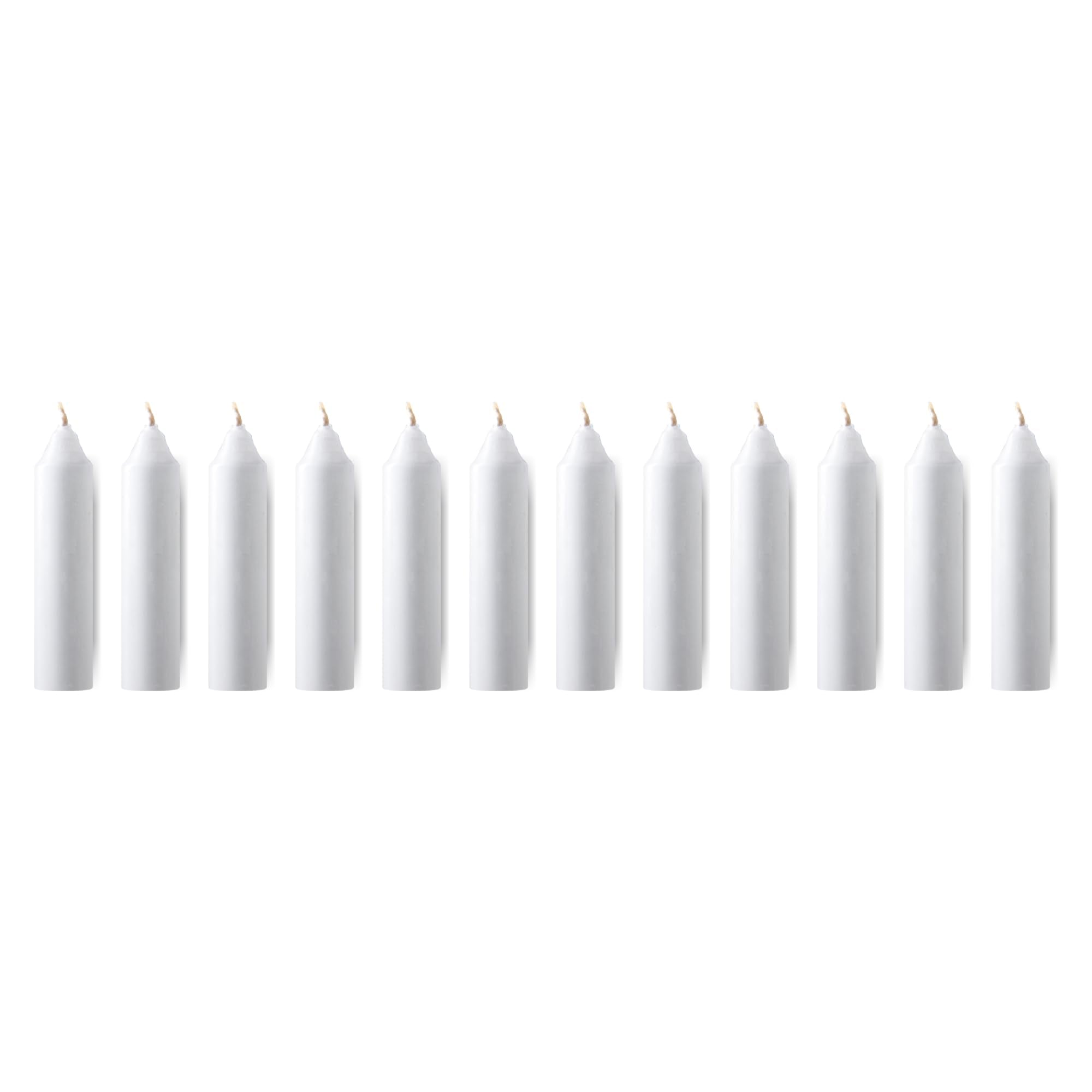 ladyrobyn Box of 12 White Candles | 4 inches Tall & 3/4 inch Diameter | Witchcraft Supplies for Your Personal Wiccan Altar, Spel