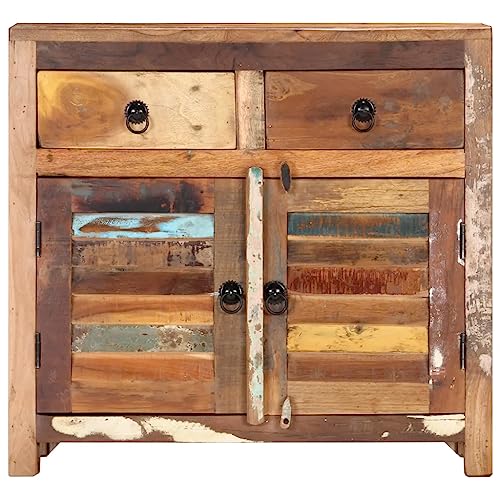 vidaXL Sideboard 27.6&quot;x11.8&quot;x26.8&quot; Solid Wood Reclaimed