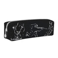 Lubhwt Pencil Case Ice Hockey Players Big Capacity Pencil Pen Case Pencil Bag Pouch Holder Box For School Office Girls Boys Adul