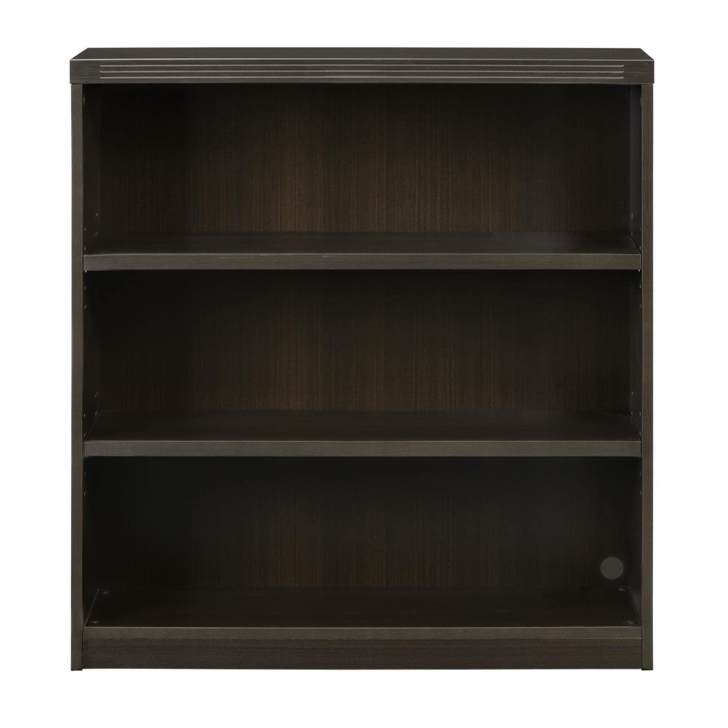 Safco Mayline Ab3S36Ldc Aberdeen Bookcase, 3 Shelf, Mocha Laminate