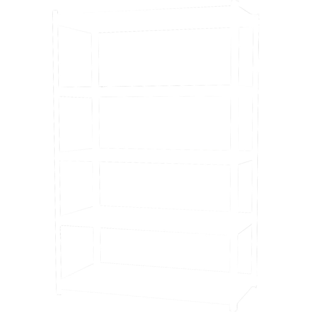 Lorell 2,300 lb Capacity Riveted Steel Shelving