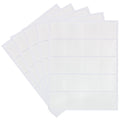 White Square Waterproof Essential Oil Labels For Bottles & Jars - 2' X 2', 5 Sheets, 100 Labels
