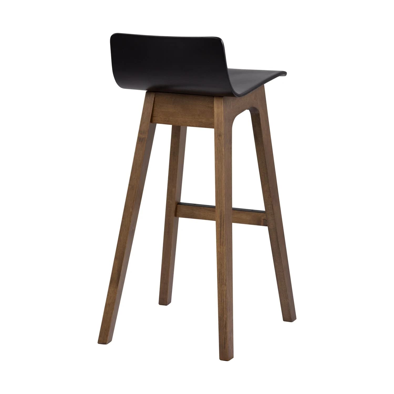 GFURN Ava Low Back Bar Chair - Black & Cocoa
