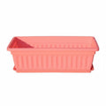 MERISHOPP Reusable Vegetable Planter Box LongLasting Balcony Planter Easy to Clean ABS Flower Pot Lightweight for Outdoor, Pink