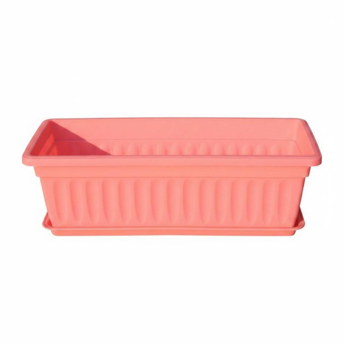 MERISHOPP Reusable Vegetable Planter Box LongLasting Balcony Planter Easy to Clean ABS Flower Pot Lightweight for Outdoor, Pink