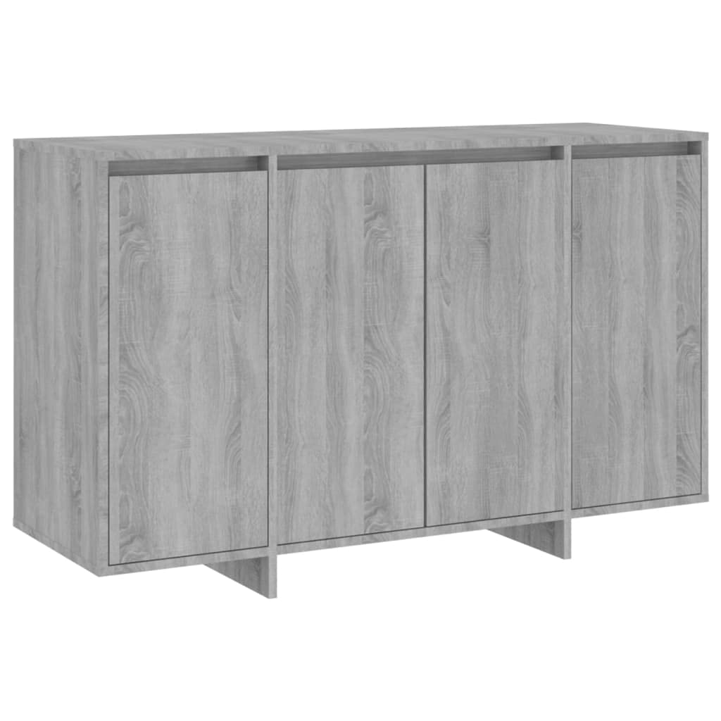 vidaXL Sideboard Gray Sonoma 47.2&quot;x16.1&quot;x29.5&quot; Chipboard