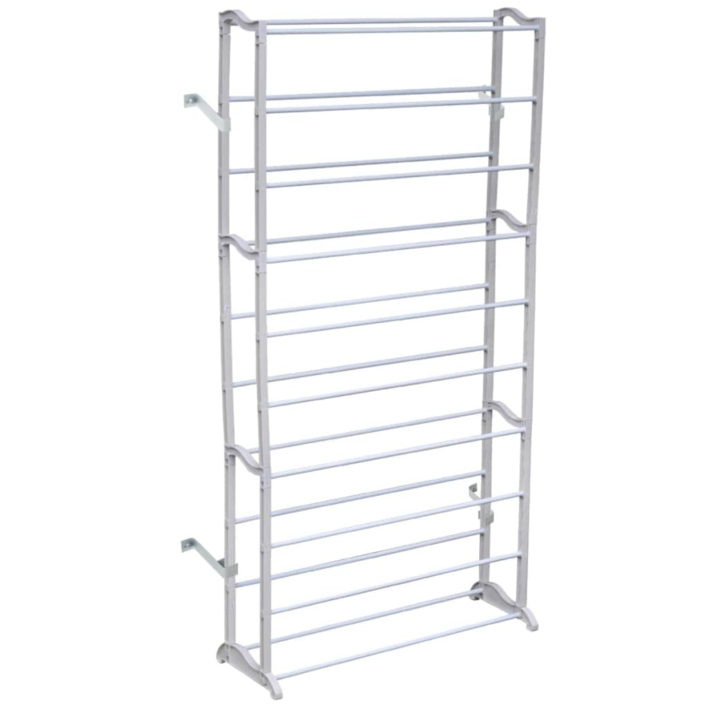 Vidaxl 40 Pair 10 Tier Shoe Tower Rack Free Standing Storage Organizer Space Saving