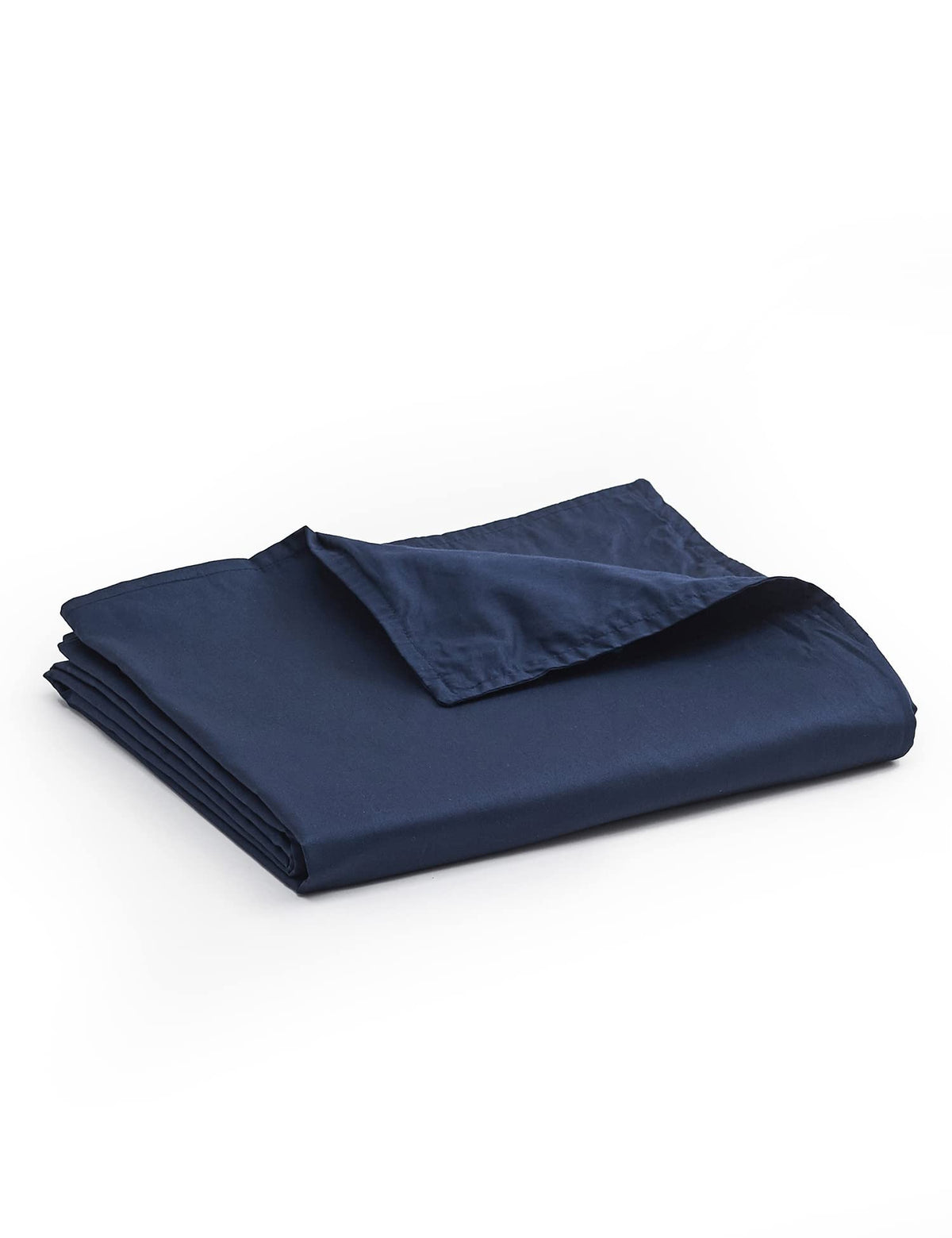 Ynm Exclusive Cotton Duvet Cover For Weighted Blankets With 16 Strings (Navy, 60'X80')