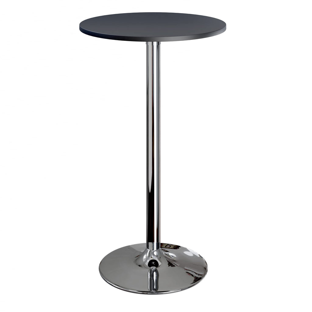 Winsome Spectrum-Pub-Table, Black & Chrome