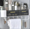 ULTREOS Neutral Wall Mounted Storage Shelf, MultiPurpose Organizer, Ample Space for Bathroom Essentials, Kitchen Utensils, Cosm