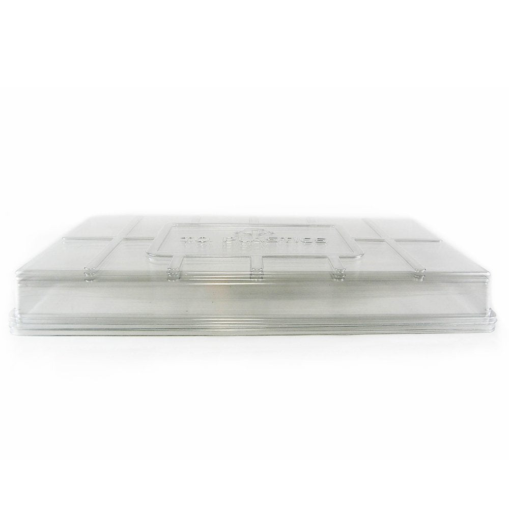 Plant Tray Clear Plastic Humidity Domes: Pack Of 5 - Fits 10 Inch X 20 Inch Garden Germination Trays - Greenhouse Grow Covers