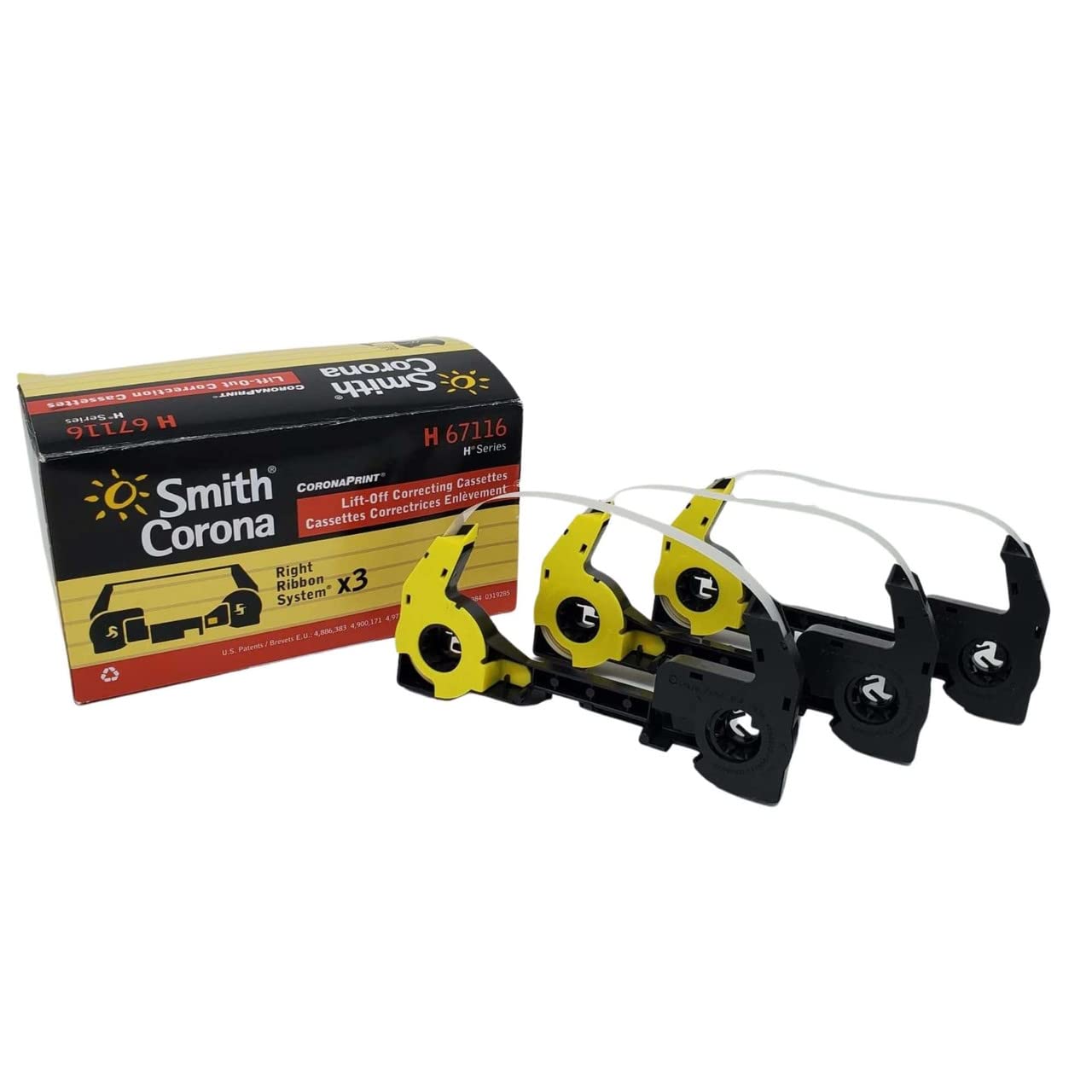 Smith Corona 67116 67116 Lift-Off Tape, 3/Pk