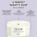 'Neom- Perfect Night'S Sleep Scented Candle, Travel Size | Lavender & Jasmine | Essential Oil Aromatherapy Candle | Scent To Sle