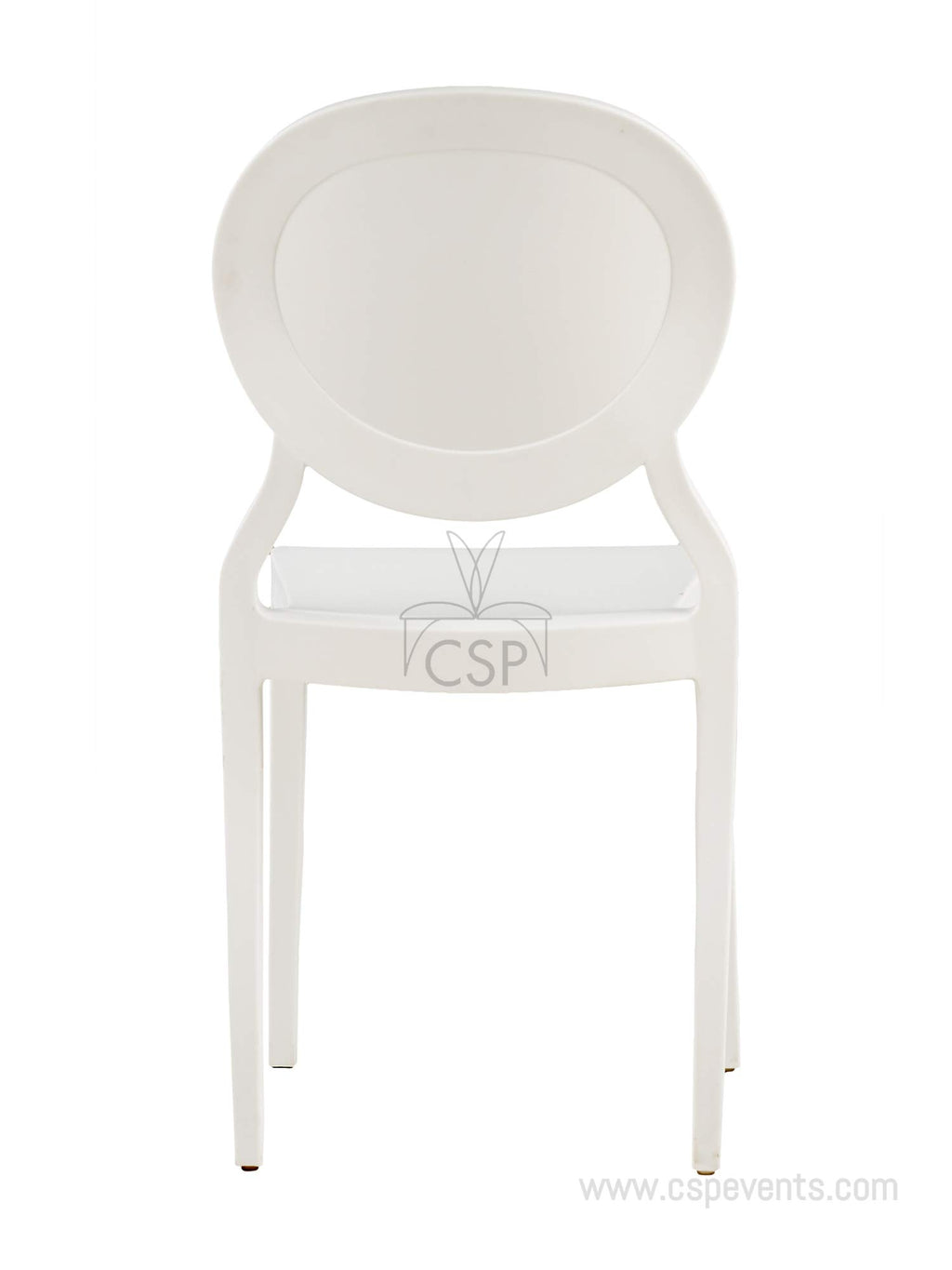 Commercial Seating Products Emma Armless White Chairs