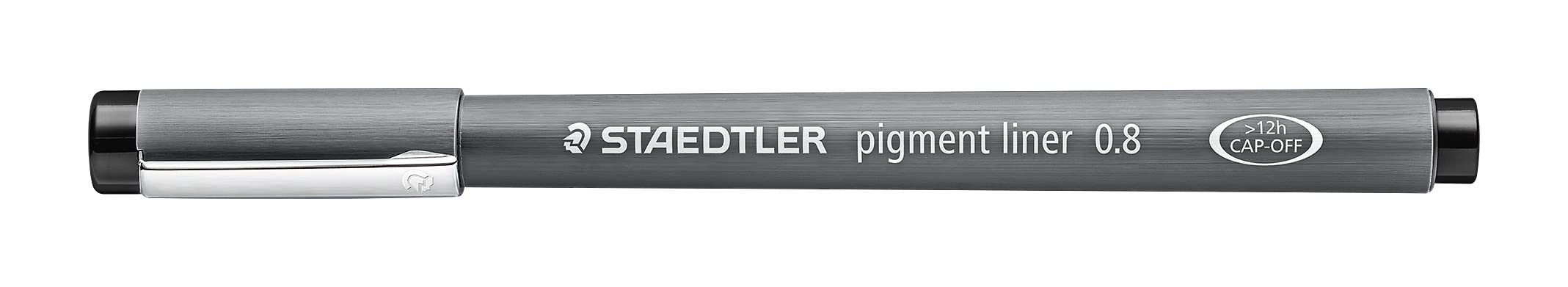 Staedtler Pigment Liner 308 Black 0.8 Mm Pack Of 10