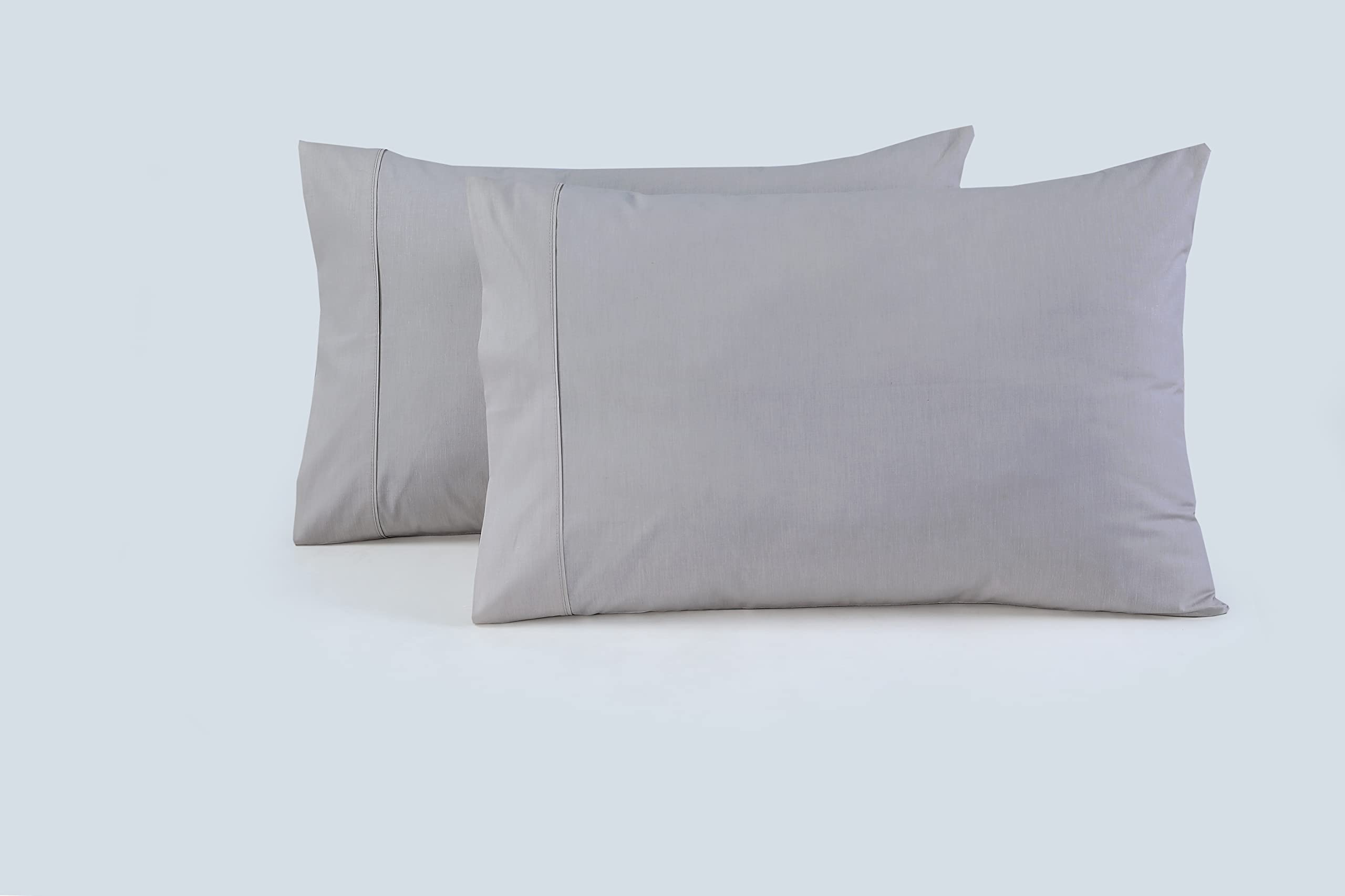 Shandreamz -100% Cotton Percale Pillowcases, Set Of 6 Pillow Cases, Shade Resistant Pillow Covers, Moisture Wicking For Hot Slee