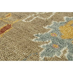 Muse 9' X 12' Abstract Taupe/Gray/Brown/Blue/Gray Hand Knotted Area Rug