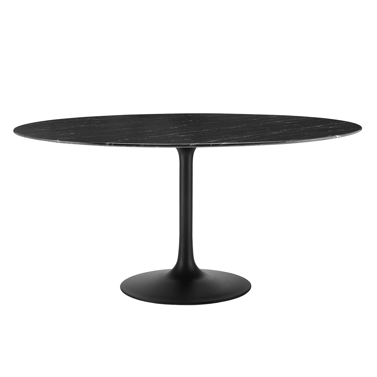 Modway Lippa Dining Table, 60&quot;, Black Black