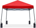 Abccanopy Stable Pop Up Outdoor Canopy Tent 12 X 12 Ft Base / 10 X 10 Ft Top, Red