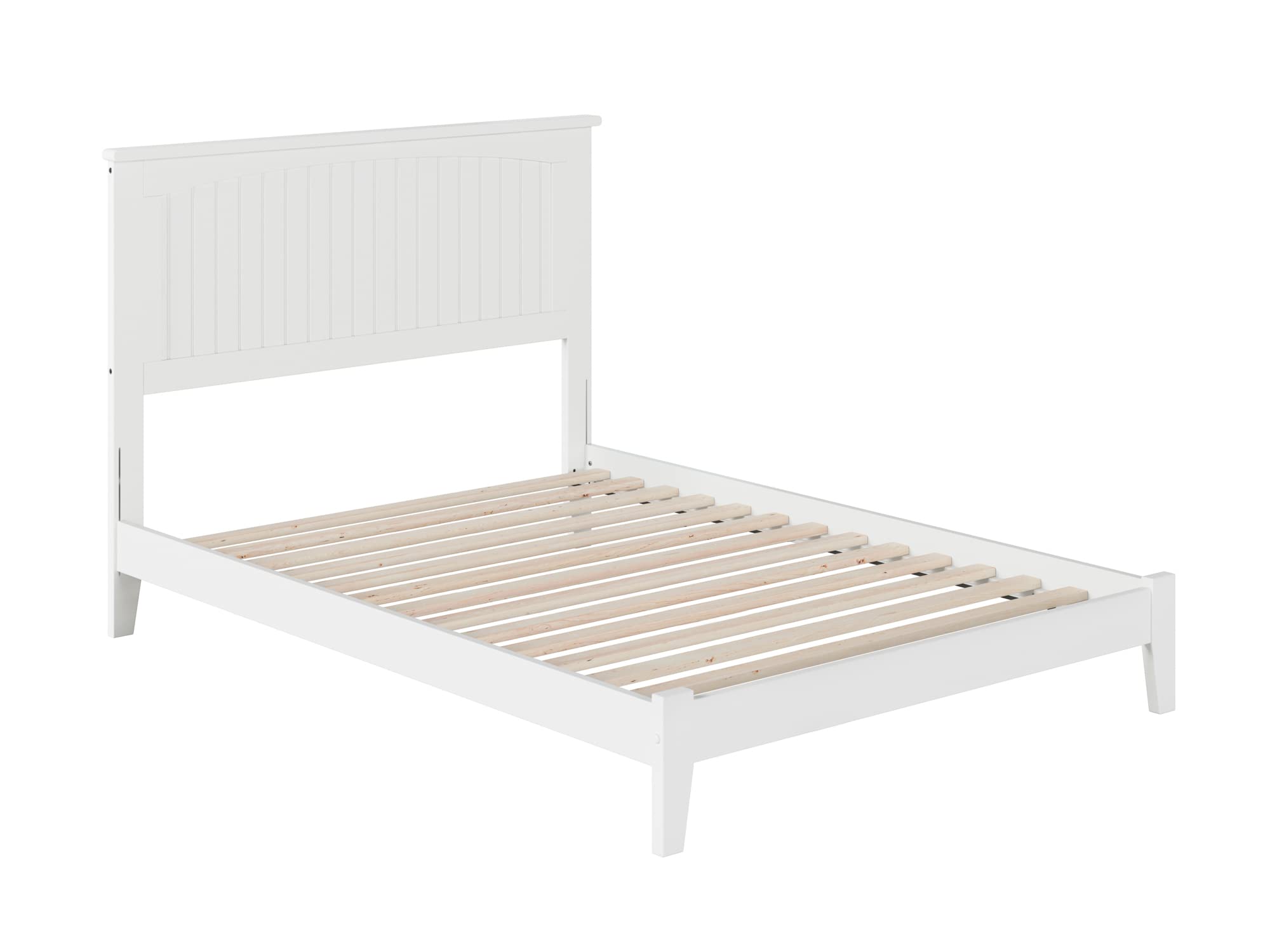 AFI, Nantucket, Low Profile Wood Platform Bed, Full, White