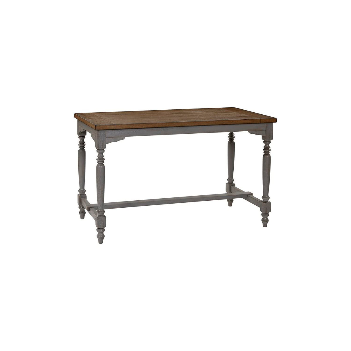 Progressive Furniture Midori Counter Table, 59&quot; W X 30&quot; W X 36&quot; H, Oak/Brushed Gray