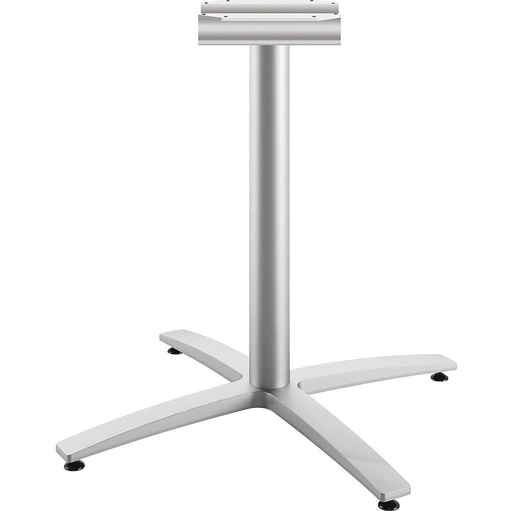 Hon Btx30Lpr8 Between Seated-Height 42-Inch Tops, 32.68W X 29.57H, Silver Table Base