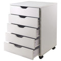 Winsome 10519 Halifax 5-Drawer Composite Wood Cabinet, White