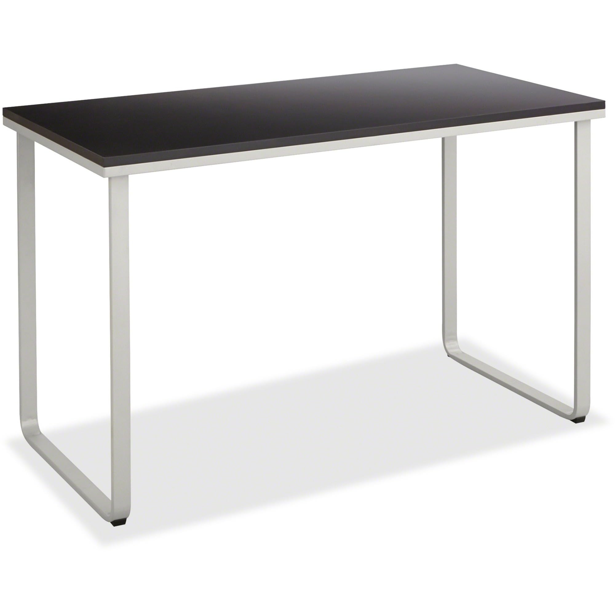Safco Products 1943BLSL Home Office Table Computer Desk, Black and Silver