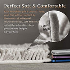 Red Bathroom Rugs Set 2 Piece Ultra Thick Bath Rugs Set Bathroom Mat, Bath Rugs Washable, Soft Chenille Bathroom Rug Set, Bathtu