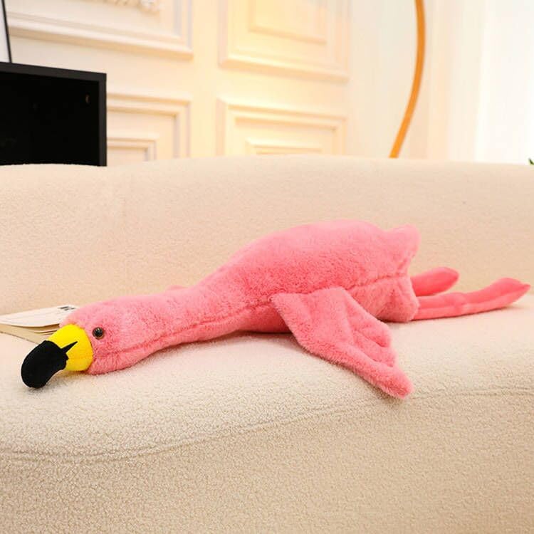 XQEYNT 27' Flamingo Stuffed Animal,Flamingo Plush Pillow,Flamingo Gifts,Pink Flamingo Soft Plush Doll Toys,Gift for Kids and Ad