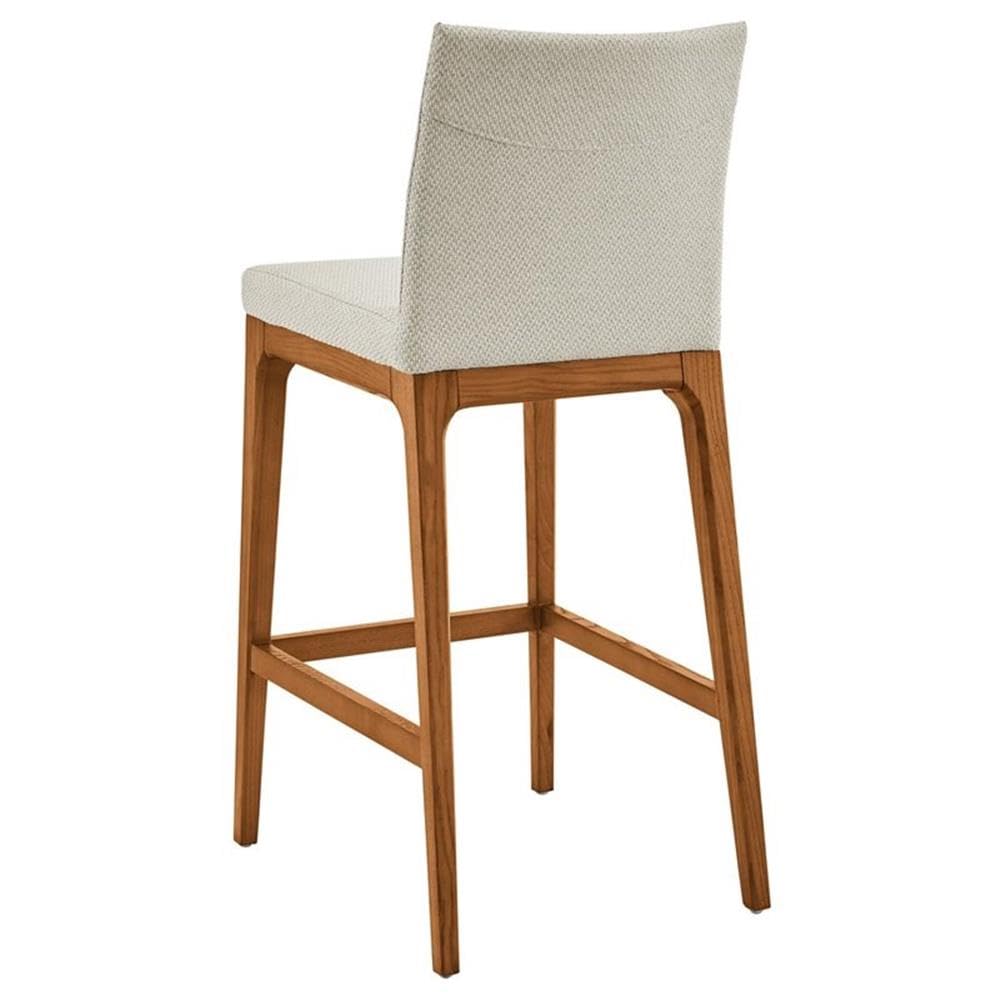 New Pacific Direct Devon 26&quot; Fabric Counter Stool in Cream (Set of 2)