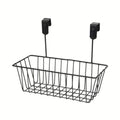 Bianco Over Cabinet Door Organizer Metal Hanging Storage Basket 28Cm | Under Shelf Cabinet Organizer For Kitchen, Pantry, Bathro
