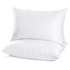 Eiue Hotel Collection Bed Pillows For Sleeping 2 Pack King Size,Pillows For Side And Back Sleepers,Super Soft Down Alternative M