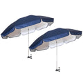 AMMSUN XL Chair Umbrella with Universal Clamp Adjustable 47 inches and 360-degree Swivel UPF 50+, Portable Clamp on Camping or B