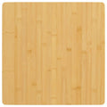 vidaXL Bamboo Table Top - Versatile, Sturdy and Durable - Perfect for Coffee Tables, Side Tables, and More - Natural Varnish Fin