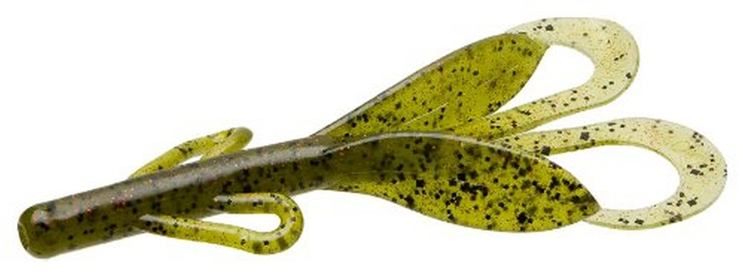 Zoom Bait Brush Hog Bait-Pack Of 8 (Watermelon Red, 6-Inch)