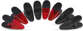 Vip Home Essentials -Thick Plastic Clips With Neodymium Magnet - 3-1/4' Length - Durable Versatile All-Purpose (Red Smoke)