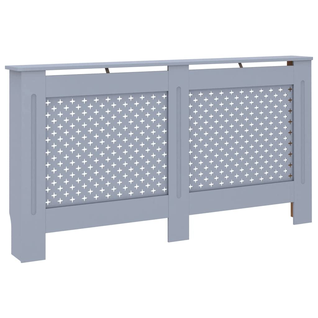 vidaXL Radiator Cover Anthracite 59.8x17.5x31.9 MDF, 288194