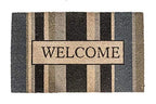 Notrax, Welcome Gray, Vinyl-Backed Natural Coir Doormat, Entry Mat For Indoor Or Outdoor Use, 18'X30', C12 (C12S1830Wg)