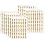 Teacher Created Resources Gold Stars Foil Stickers, 294 Per Pack, 12 Packs