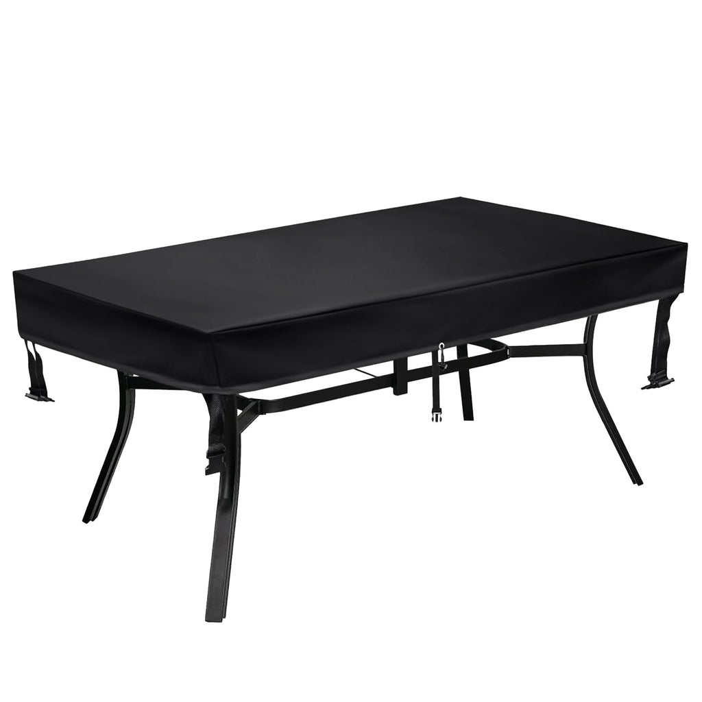 Outdoor Patio Table Cover Rectangle, Waterproof Outdoor Patio Furniture Cover For Tables 85X40X6 Inch